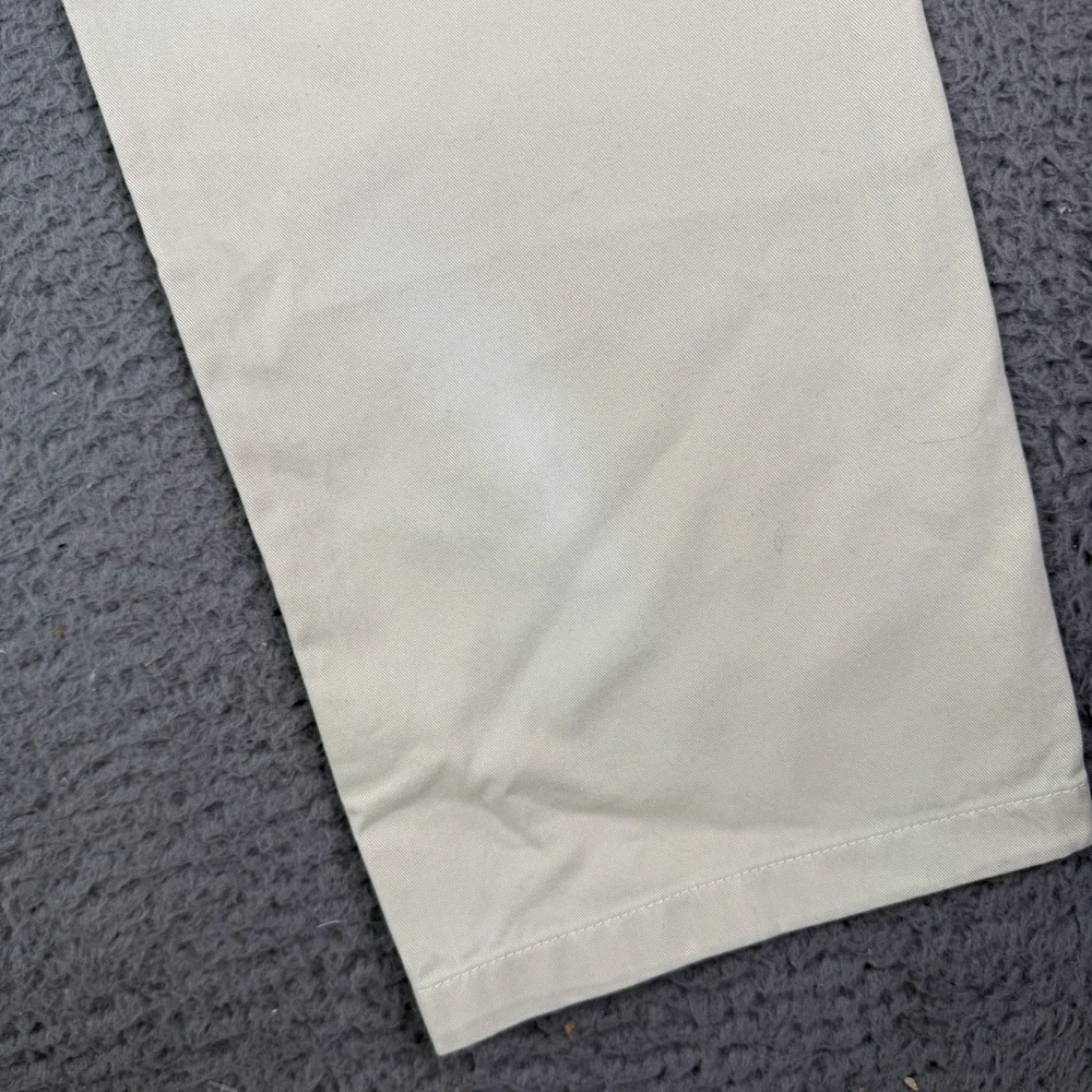Buck Mason Cotton Twill El Camino Pants Mens 29x31 Pearl Snap White Beige Chino